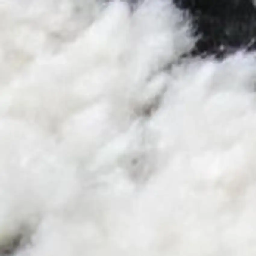 Beige and Black Checkered Power Loom Distressed Area Rug Photo 2