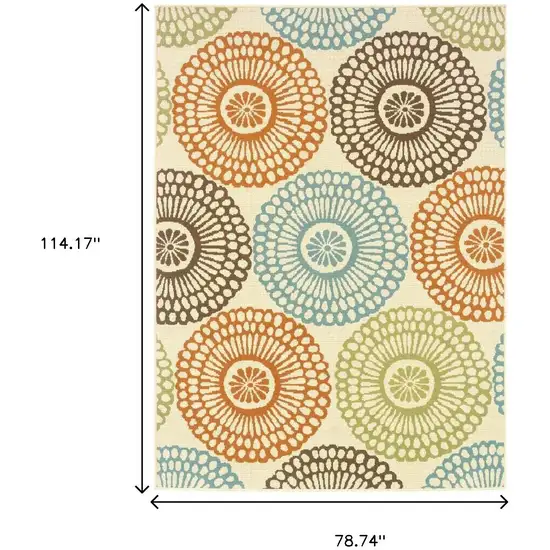 Beige Indoor Outdoor Area Rug Photo 7