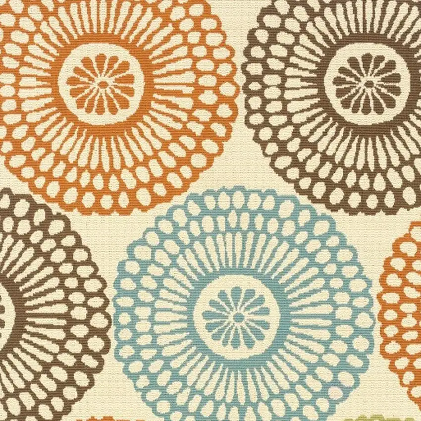 Beige Indoor Outdoor Area Rug Photo 4