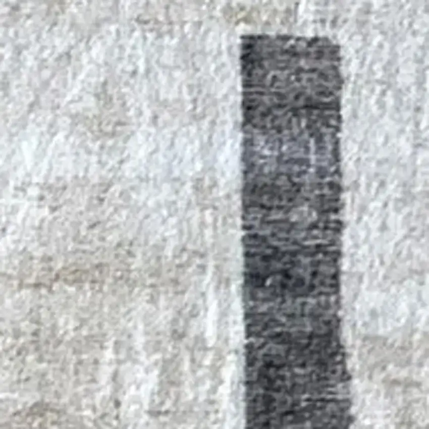 Beige and Brown Abstract Area Rug Photo 4