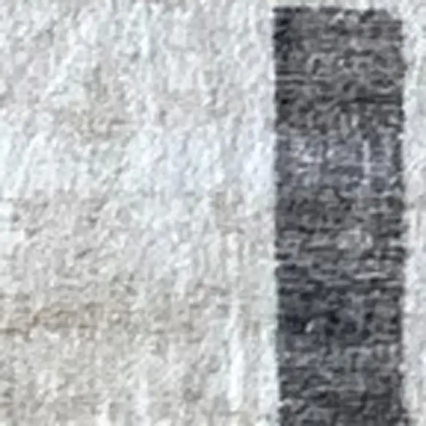 Beige and Brown Abstract Area Rug Photo 9