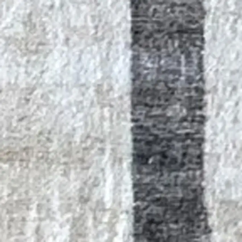 Beige and Brown Abstract Area Rug Photo 5