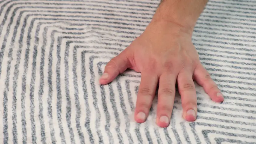 Beige and Brown Abstract Distressed Area Rug Photo 8