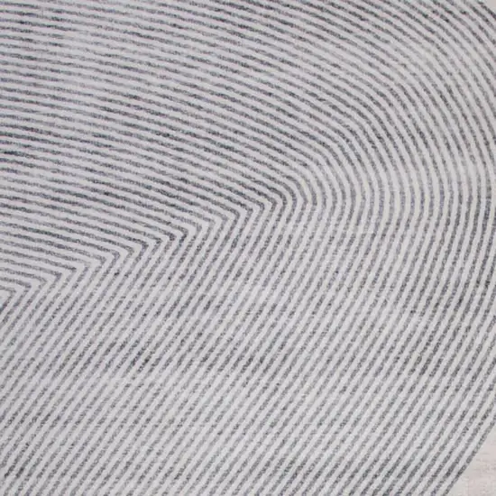 Beige and Brown Abstract Distressed Area Rug Photo 2