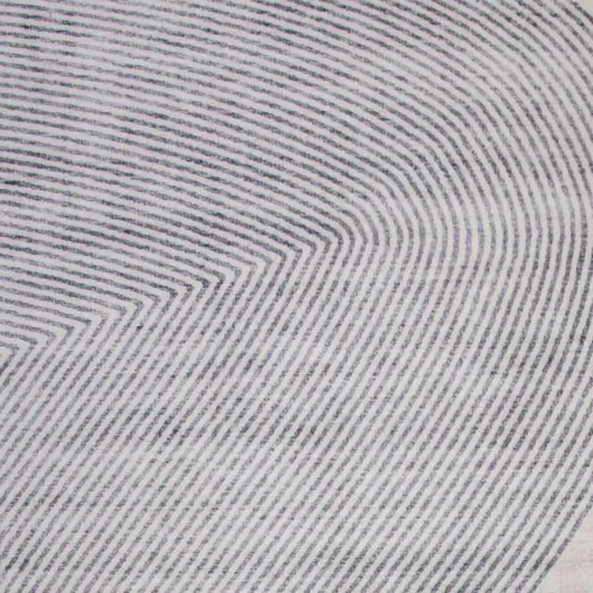 Beige and Brown Abstract Distressed Area Rug Photo 2