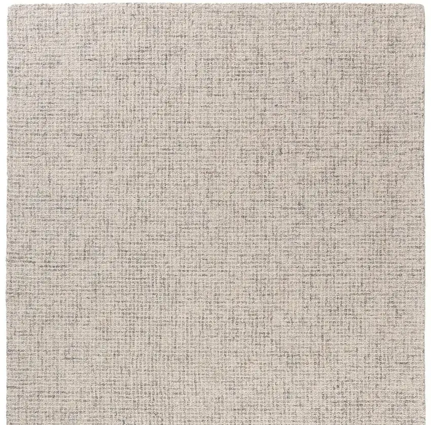 Beige and Brown Wool Abstract Hand Tufted Area Rug Photo 3