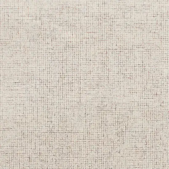 8' Beige And Brown Wool Abstract Hand Tufted Runner Rug Photo 2