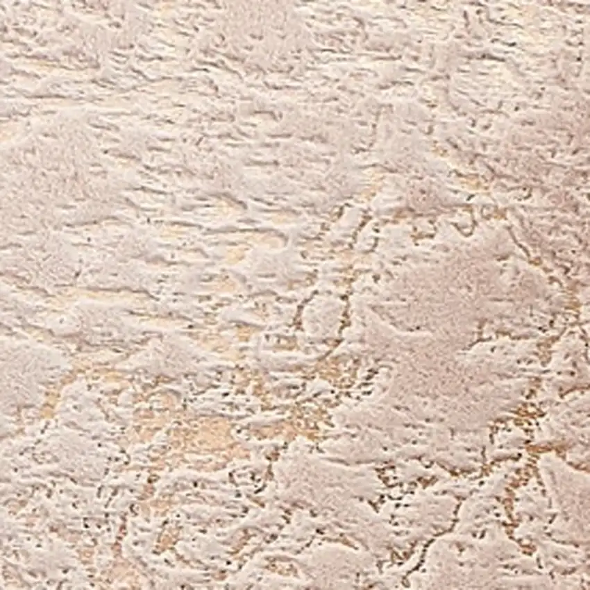 Beige and Gold Faux Fur Abstract Shag Non Skid Area Rug Photo 4