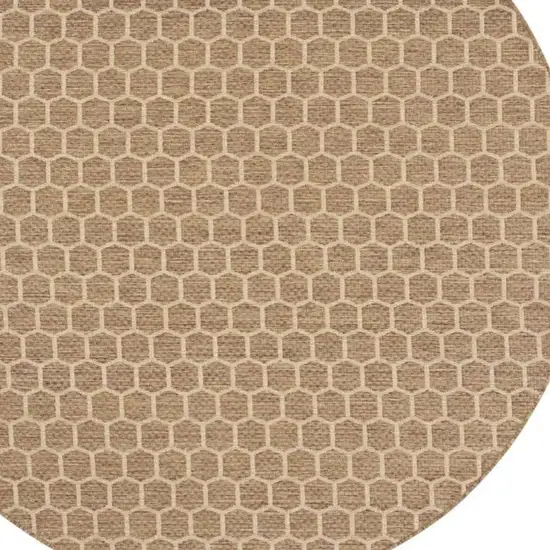 Beige and Gray Abstract Non Skid Area Rug Photo 3