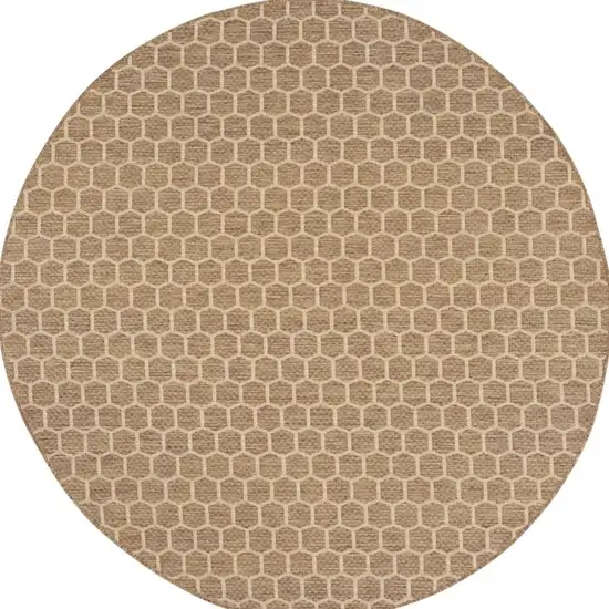 Beige and Gray Abstract Non Skid Area Rug Photo 1