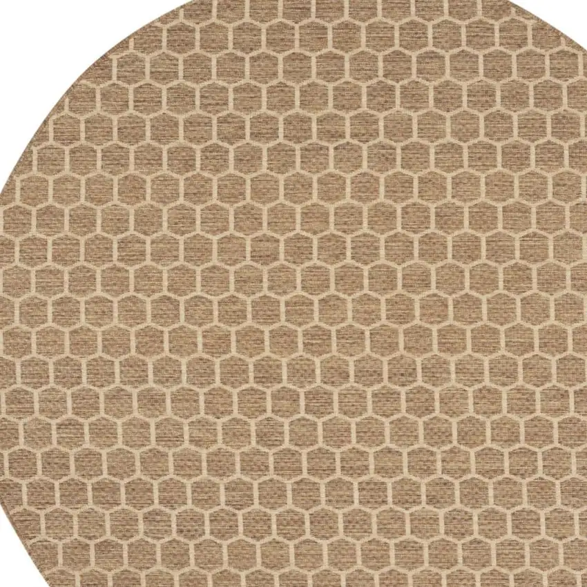 Beige and Gray Abstract Non Skid Area Rug Photo 6