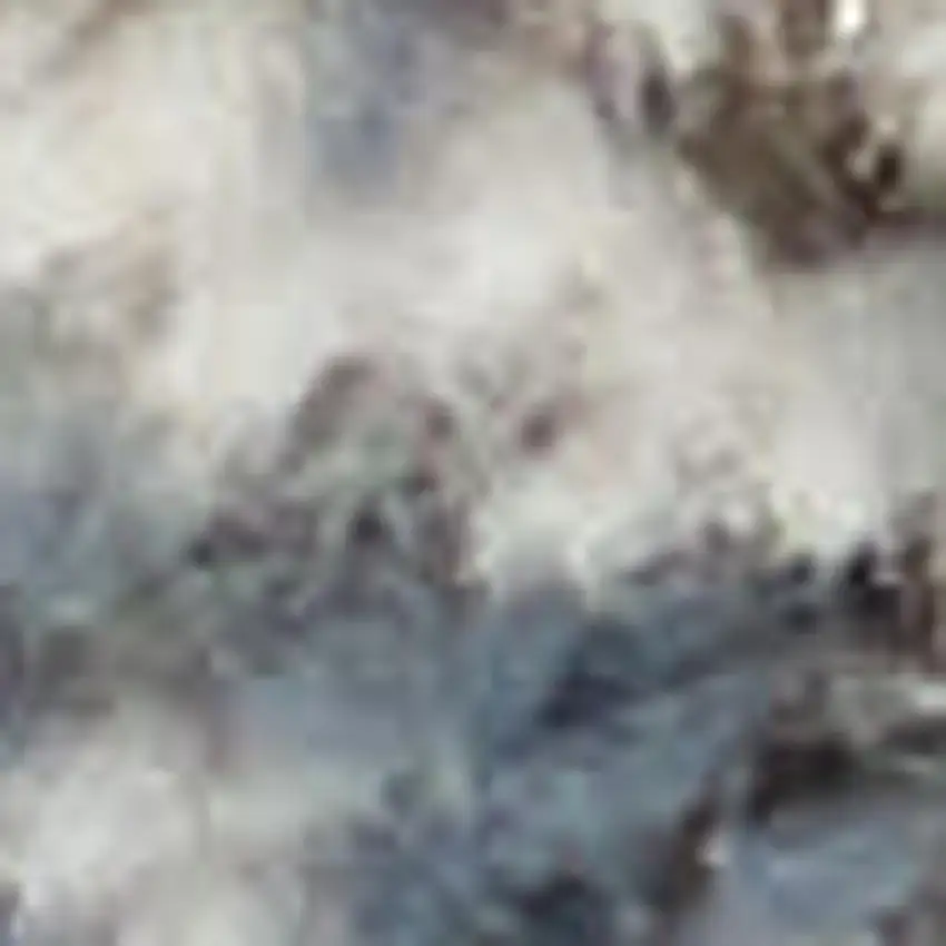 Beige and Gray Abstract Power Loom Area Rug Photo 1