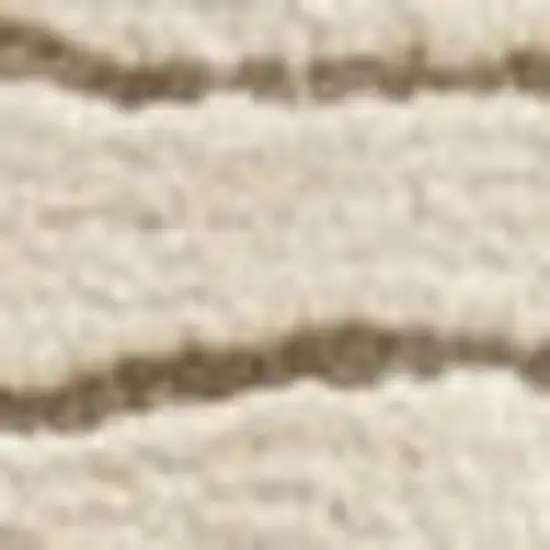 Beige and Gray Abstract Power Loom Distressed Non Skid Area Rug Photo 3