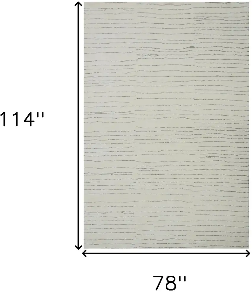 Beige and Gray Abstract Power Loom Distressed Area Rug Photo 3