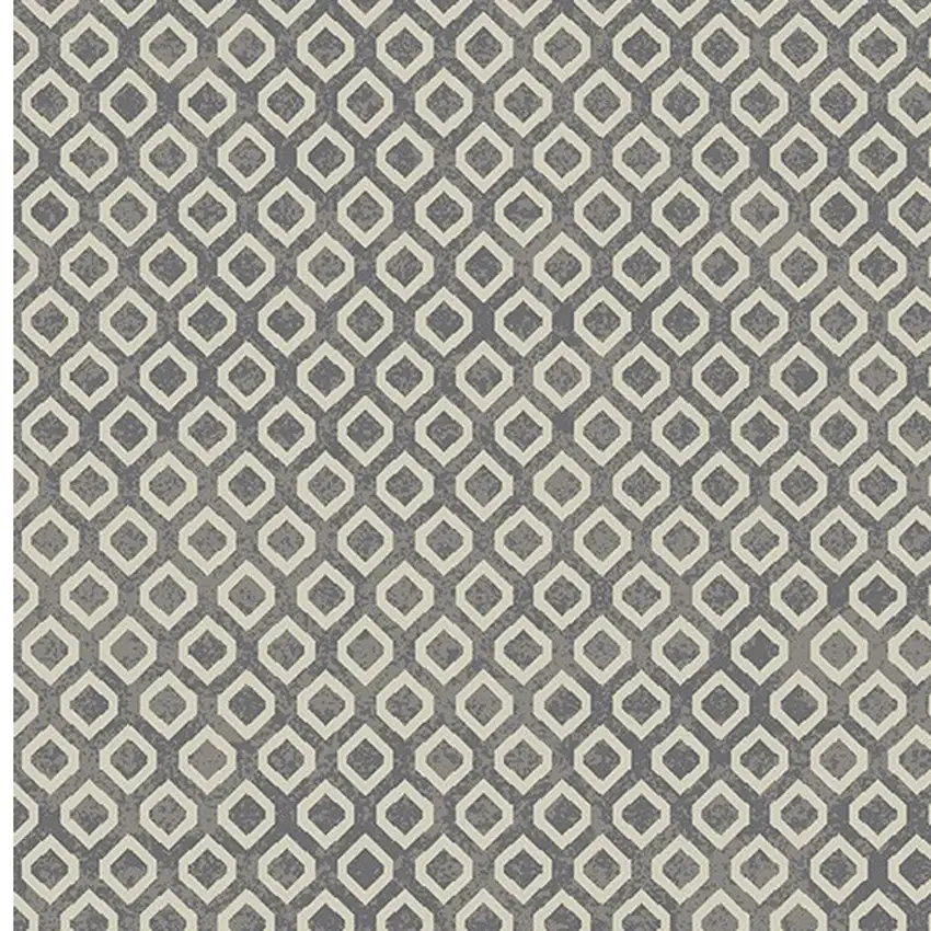 Beige and Gray Geometric Area Rug Photo 3