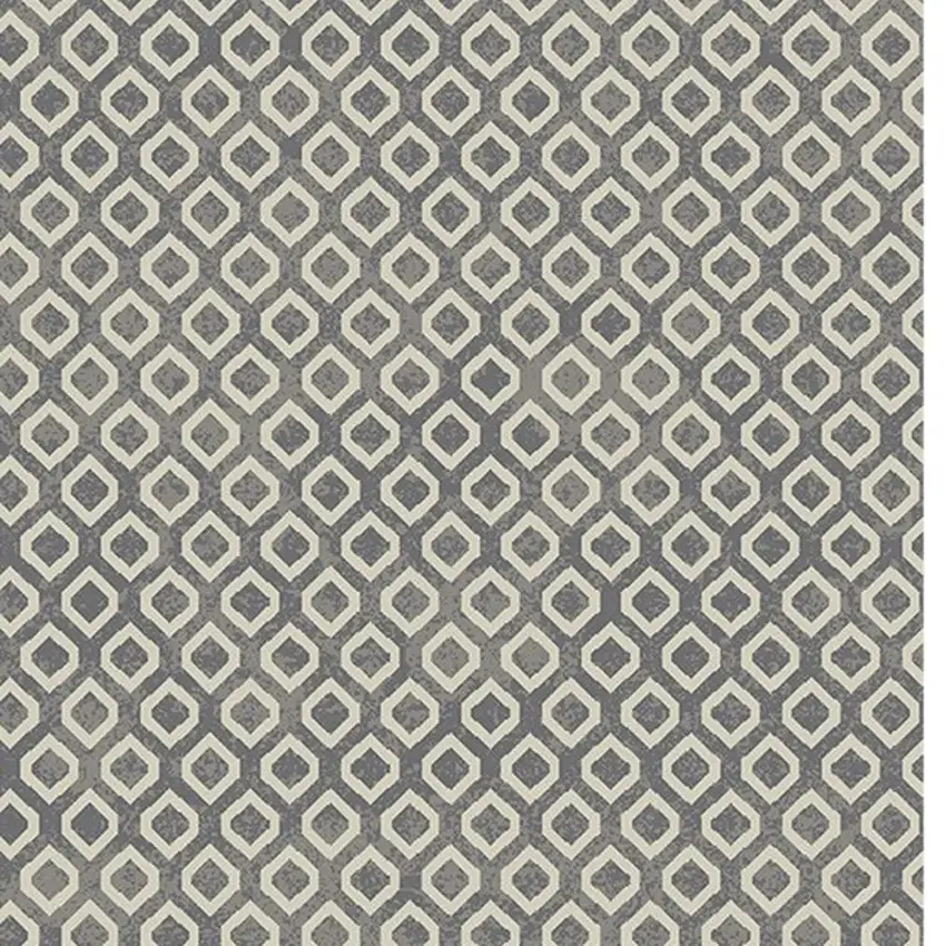 Beige and Gray Geometric Area Rug Photo 3