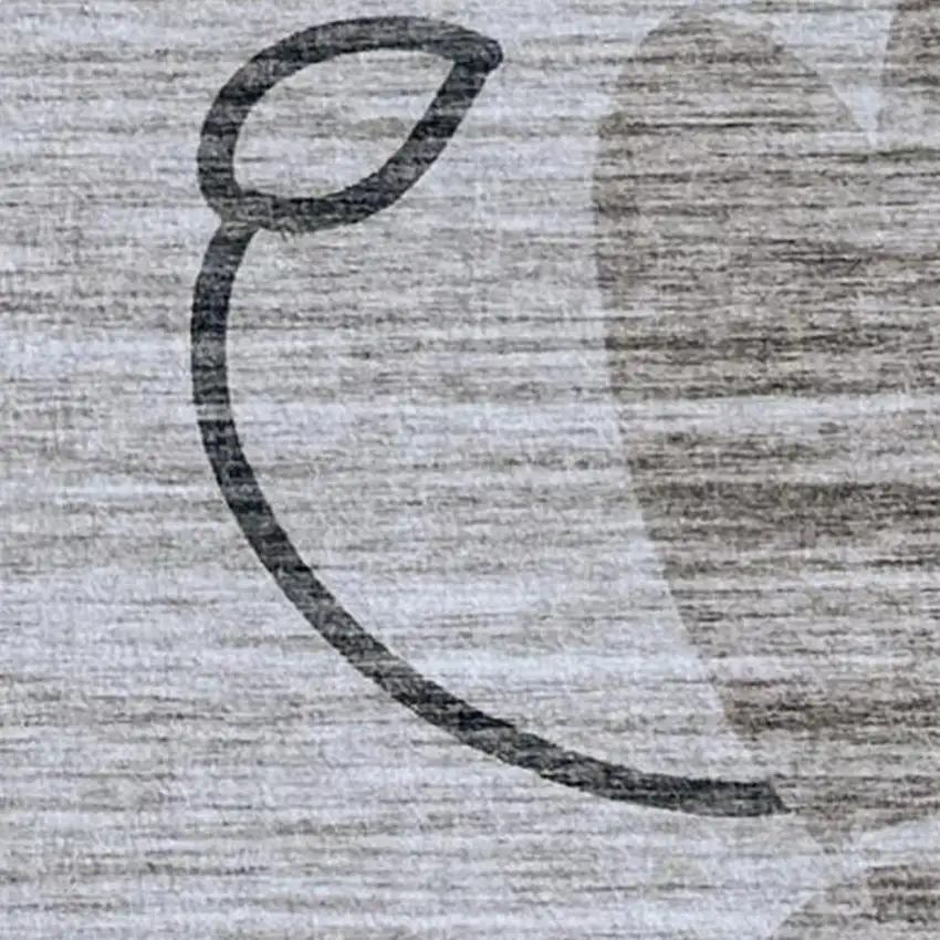 Beige and Gray Juvenile Animals Youthful Area Rug Photo 4