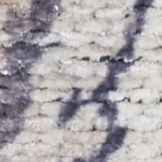 5' X 7' Beige and Gray Oriental Power Loom Distressed Washable Non Skid Area Rug Photo 3