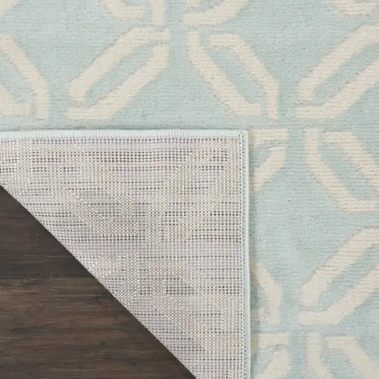 Beige and Green Trellis Area Rug Photo 8