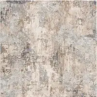 Photo of Beige and Ivory Abstract Area Rug