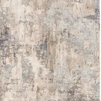 Photo of Beige and Ivory Abstract Area Rug