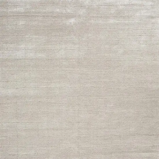 Beige and Ivory Abstract Power Loom Area Rug Photo 3