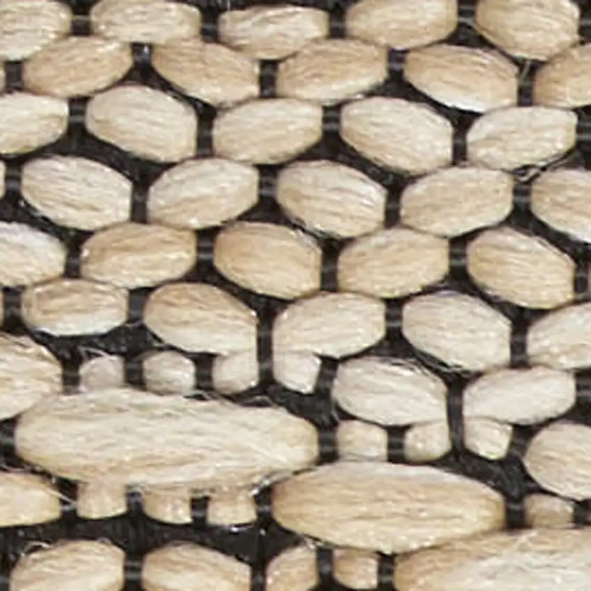 Beige and Ivory Damask Distressed Non Skid Area Rug Photo 1