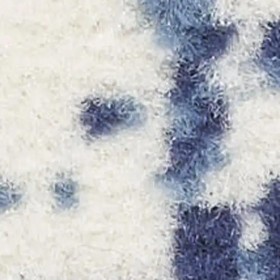 Beige and Ivory Geometric Non Skid Area Rug Photo 7