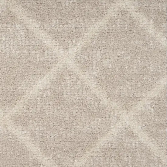 8' Beige And Ivory Moroccan Runner Rug Photo 3