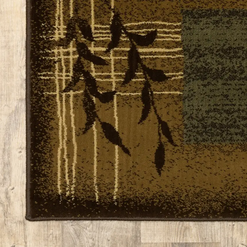 Beige and Red Floral Area Rug Photo 3