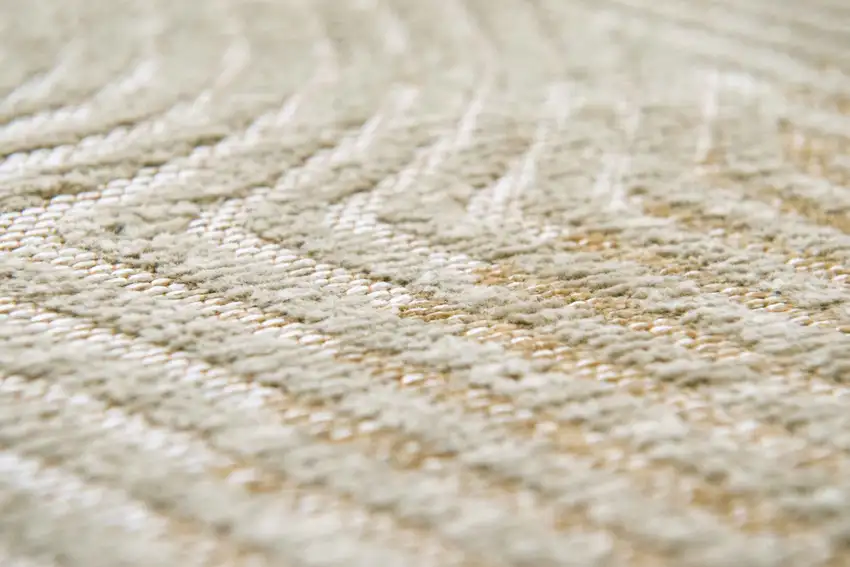 Beige and White Abstract Non Skid Area Rug Photo 8