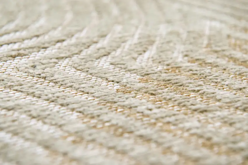 Beige and White Abstract Non Skid Area Rug Photo 8