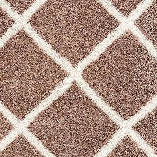 Beige Geometric Area Rug Photo 6