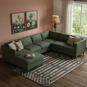 Photo of Black And Beige Geometric Area Rug