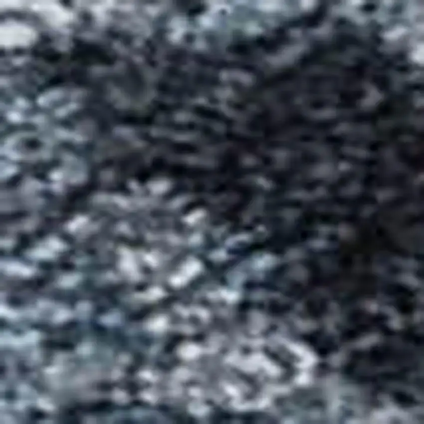 Black And Blue Abstract Washable Indoor Outdoor Area Rug Photo 1