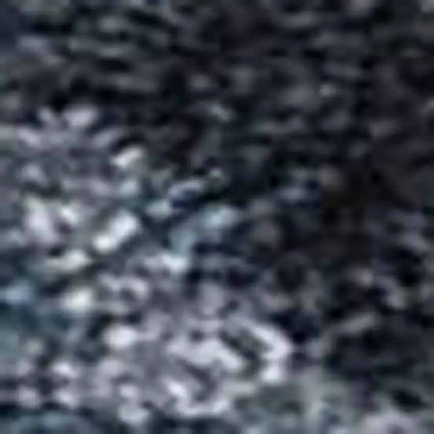 Black And Blue Abstract Washable Indoor Outdoor Area Rug Photo 1