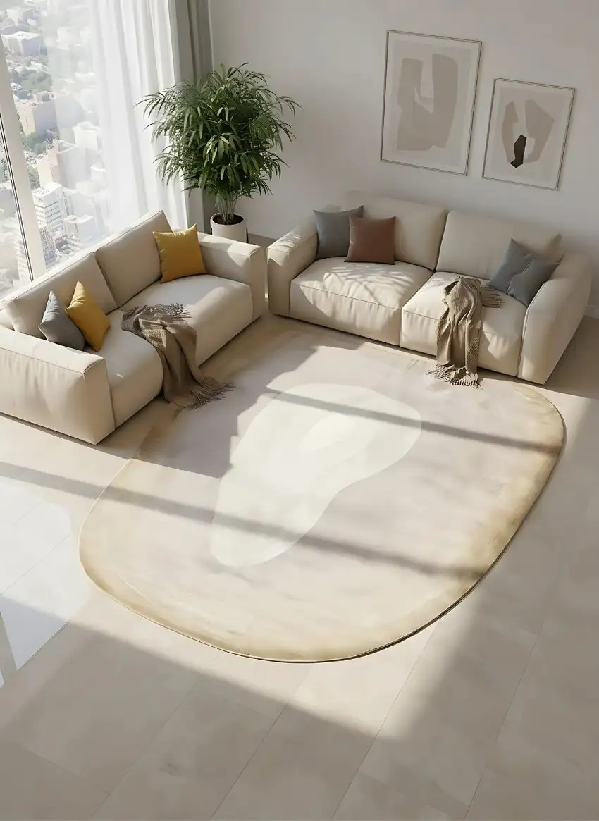 Black And Cream Abstract Distressed Area Rug Photo 1