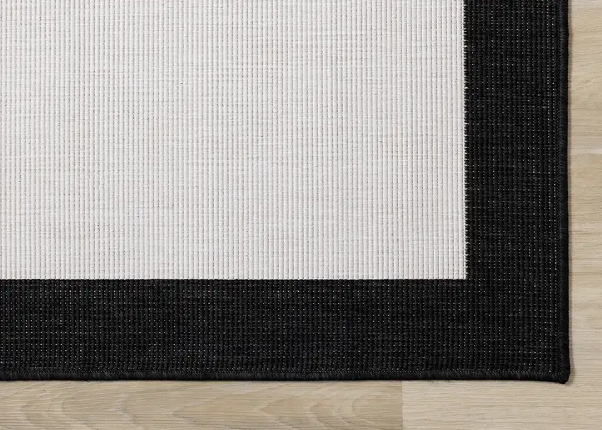 Black And Cream Area Rug Photo 4