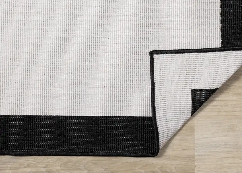 Black And Cream Area Rug Photo 5