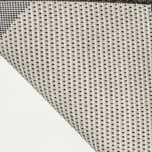 Photo of Black And Cream Geometric Indoor Outdoor Area Rug