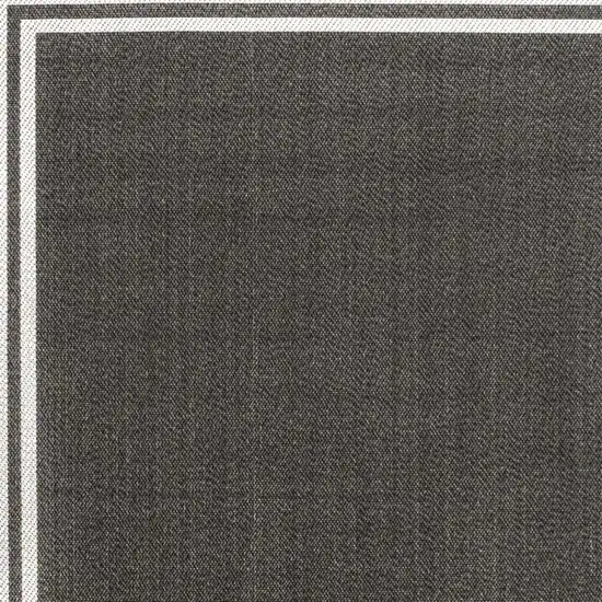 Black And Cream Striped Indoor Outdoor Area Rug Photo 4