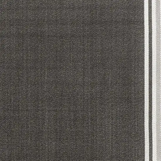 Black And Cream Striped Indoor Outdoor Area Rug Photo 4