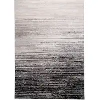 Photo of Black And Dark Gray Abstract Area Rug