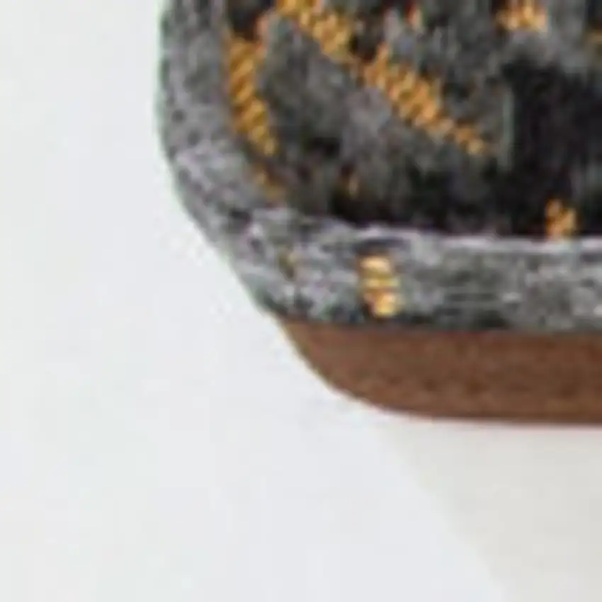 Black And Gold Chevron Washable Area Rug Photo 6