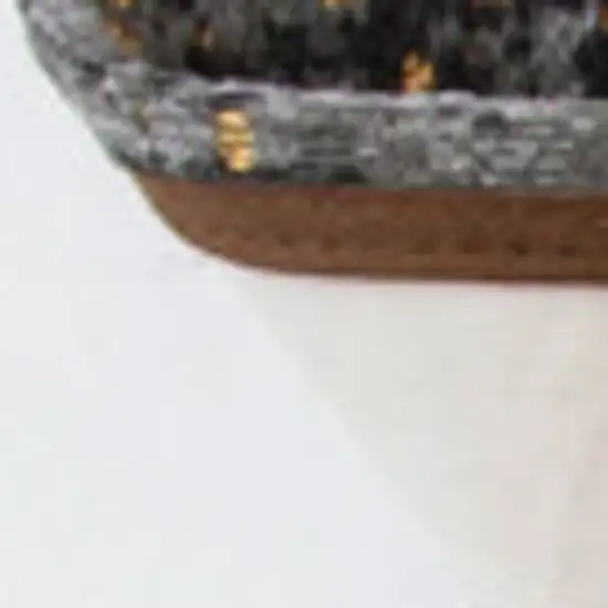 Black And Gold Chevron Washable Area Rug Photo 7