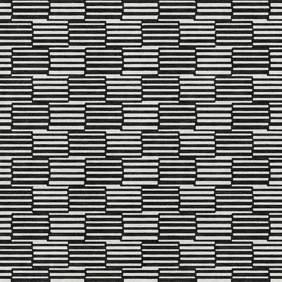 Black And Gray Abstract Geometric Washable Area Rug With UV Protection Photo 3