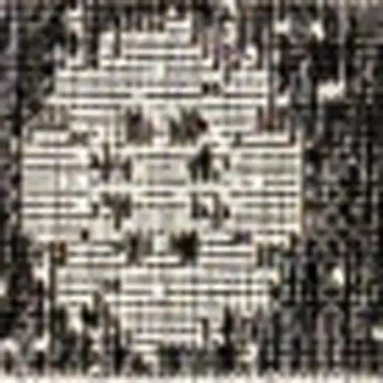 Black And Gray Medallion Indoor Outdoor Area Rug Photo 2