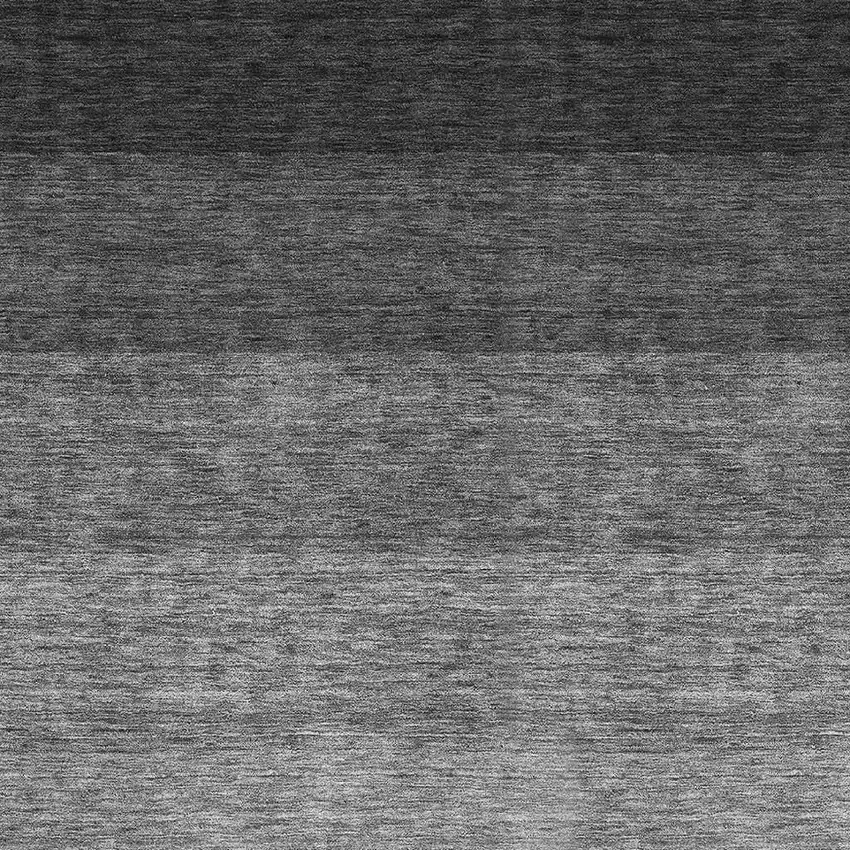 Black And Gray Ombre Washable Area Rug With UV Protection Photo 2