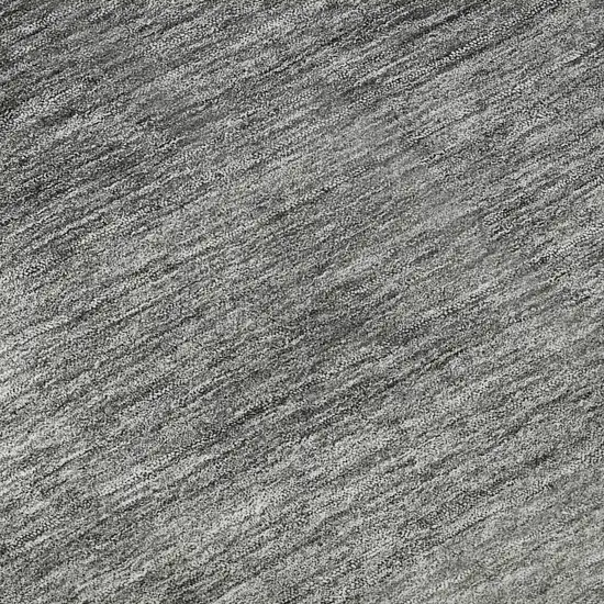 Black And Gray Ombre Washable Area Rug With UV Protection Photo 9