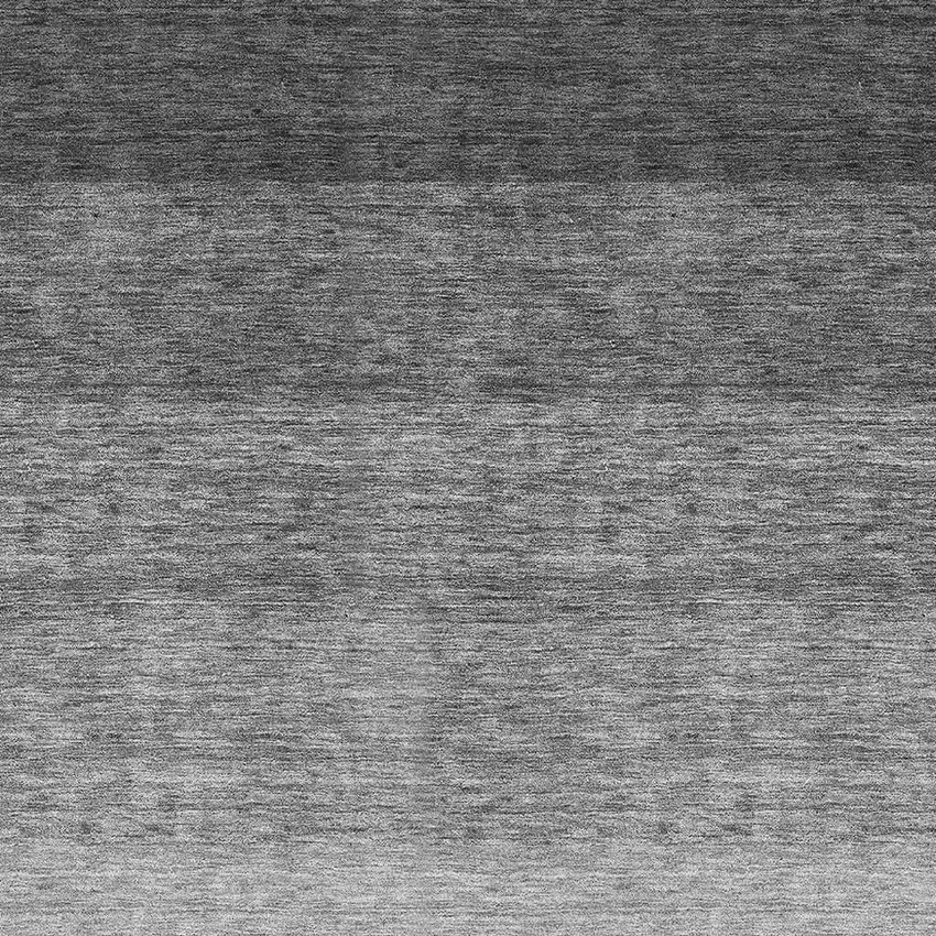 Black And Gray Ombre Washable Area Rug With UV Protection Photo 2